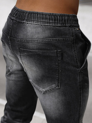 Blugi jogger bărbați negri OZONEE NB/MP0115N
