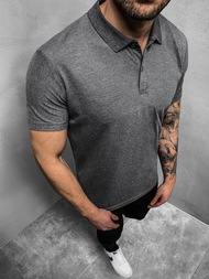 Tricou polo bărbați antracit OZONEE JS/GD01Z