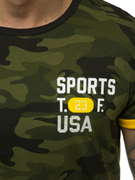 Tricou bărbați verde OZONEE JS/SS10982