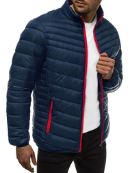 Jachetă de primăvară bărbați albastru marin OZONEE JB/JP1137Z