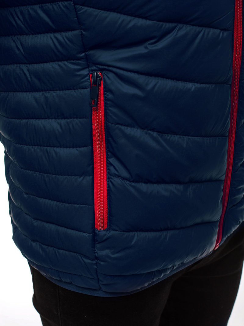 Jachetă de primăvară bărbați albastru marin OZONEE JB/JP1137Z