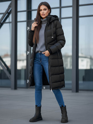 Geacă de femei neagra OZONEE JS/M736/392Z