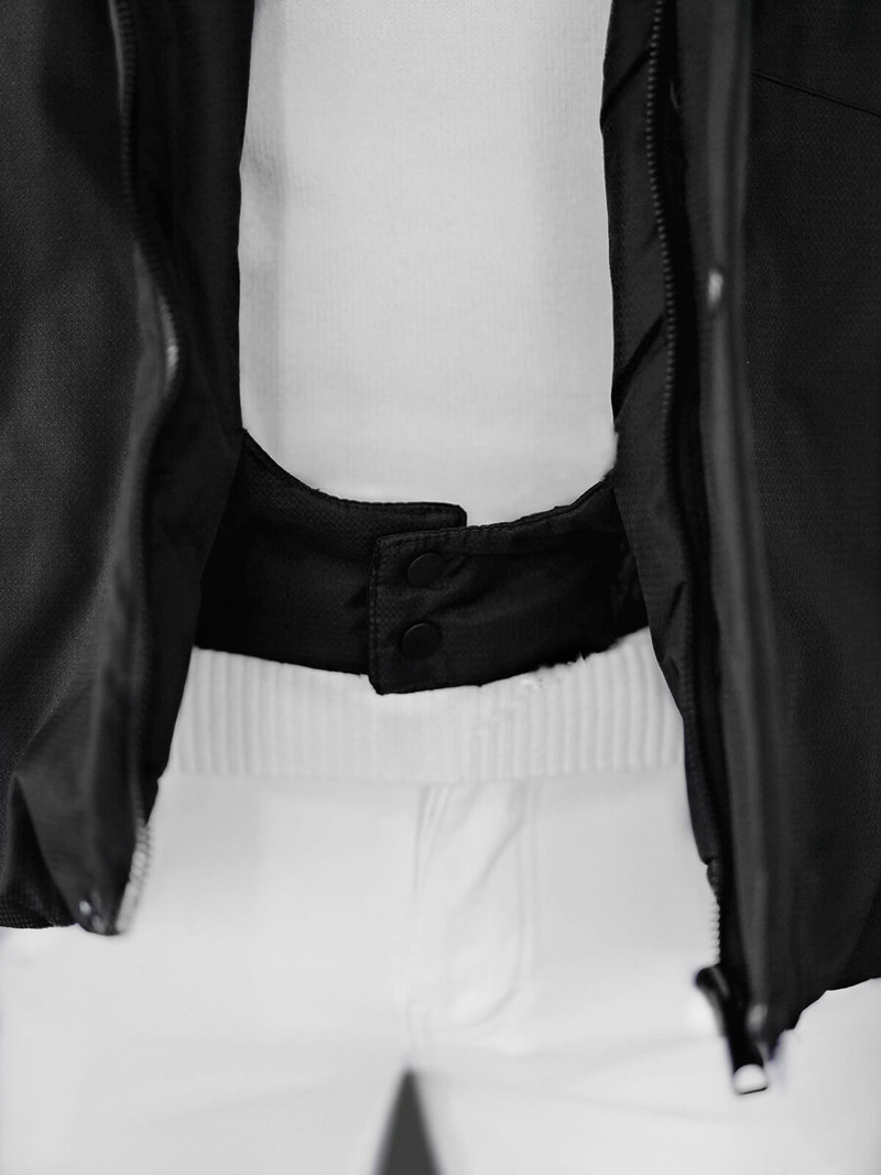 Geacă bărbați neagră-gri OZONEE JS/91M9903/92