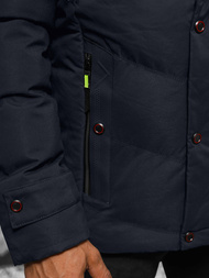 Geacă bărbați albastru marin OZONEE JS/5M3137/215