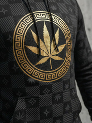 Hanorac bărbați negru OZONEE O/B265Z