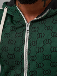 Compleu sport bărbaţi verde OZONEE O/FF5111AB