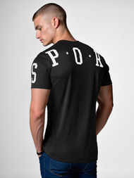 Tricou bărbați negru OZONEE O/8T1260/3Z