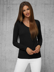Pulover de dama negru OZONEE JS/8006/9