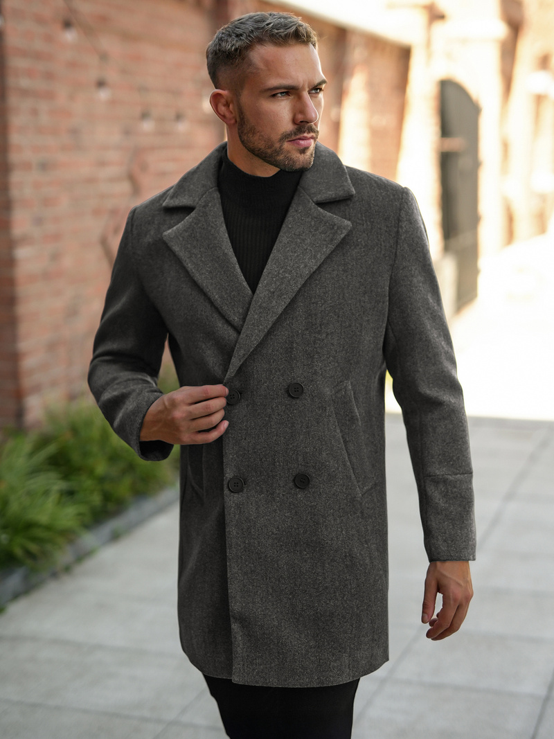 Palton bărbați antracit OZONEE JS/11Z8269