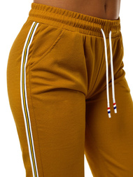 Pantaloni de training femei camel OZONEE JS/1020/B10