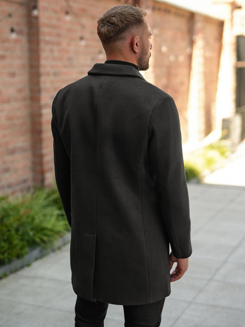 Palton bărbați negru OZONEE JS/11Z8269