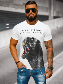 Tricou bărbați alb OZONEE O/T127/1Z