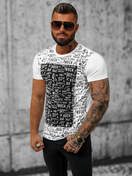 Tricou bărbați alb OZONEE O/T122/1Z