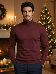Pulover bărbați bordo OZONEE V/V24504Z