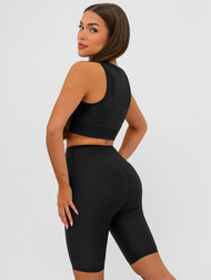 Sutien sport pentru femei negri OZONEE JS/17K596/3