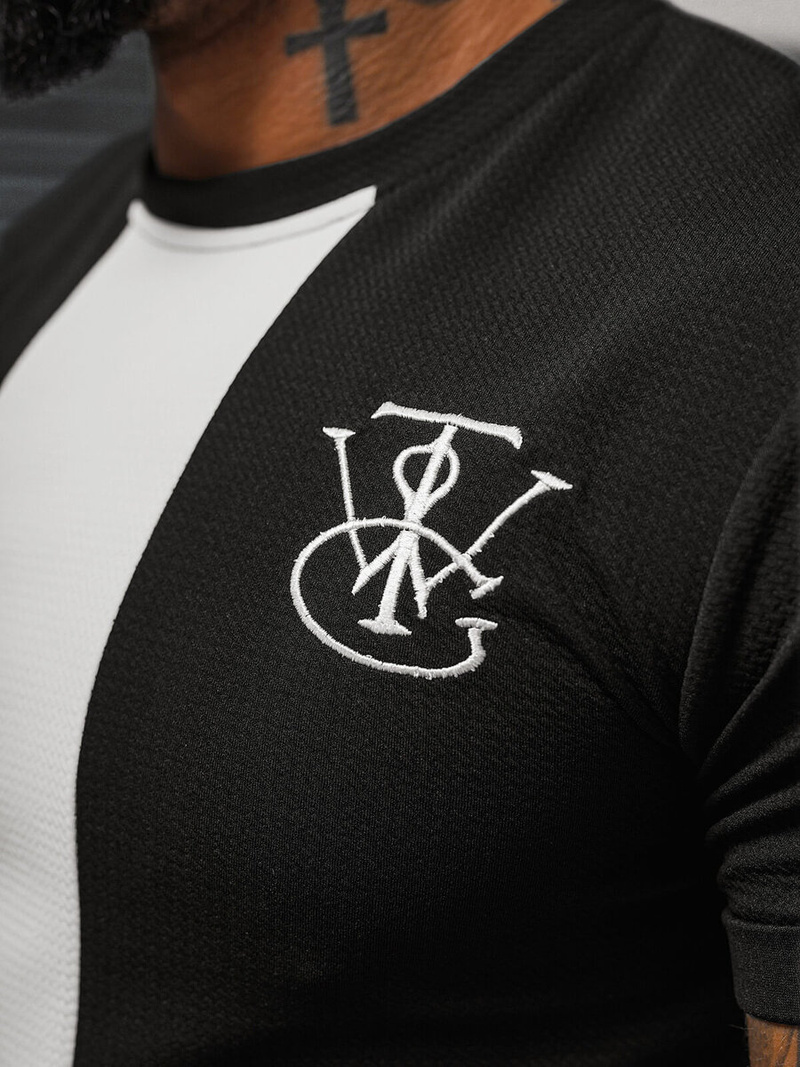 Tricou bărbați negru OZONEE O/L1184