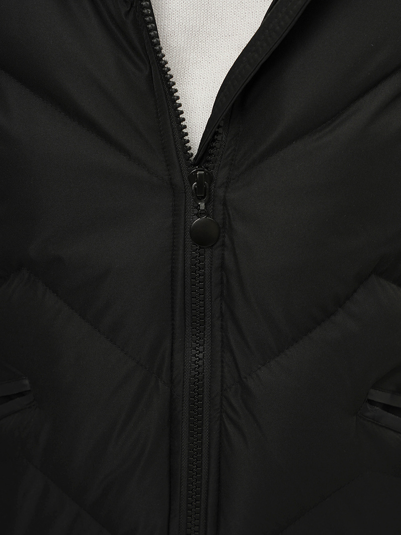 Geacă de iarnă damă neagră OZONEE JS/M739/392