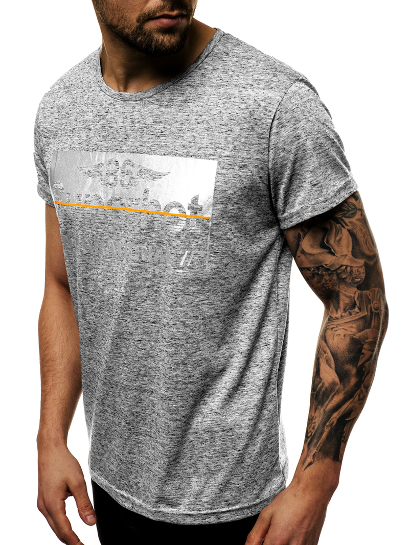 Tricou bărbați antracit OZONEE JS/KS2056