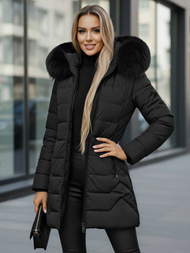 Geacă de femei neagra OZONEE JS/16M9121/392Z