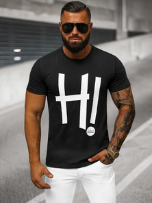 Tricou bărbați negru OZONEE O/T1261/3