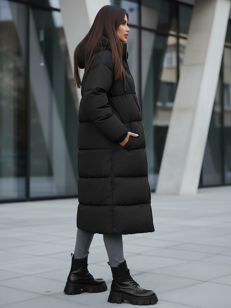 Geacă de femei neagra OZONEE JS/5M3163/392Z