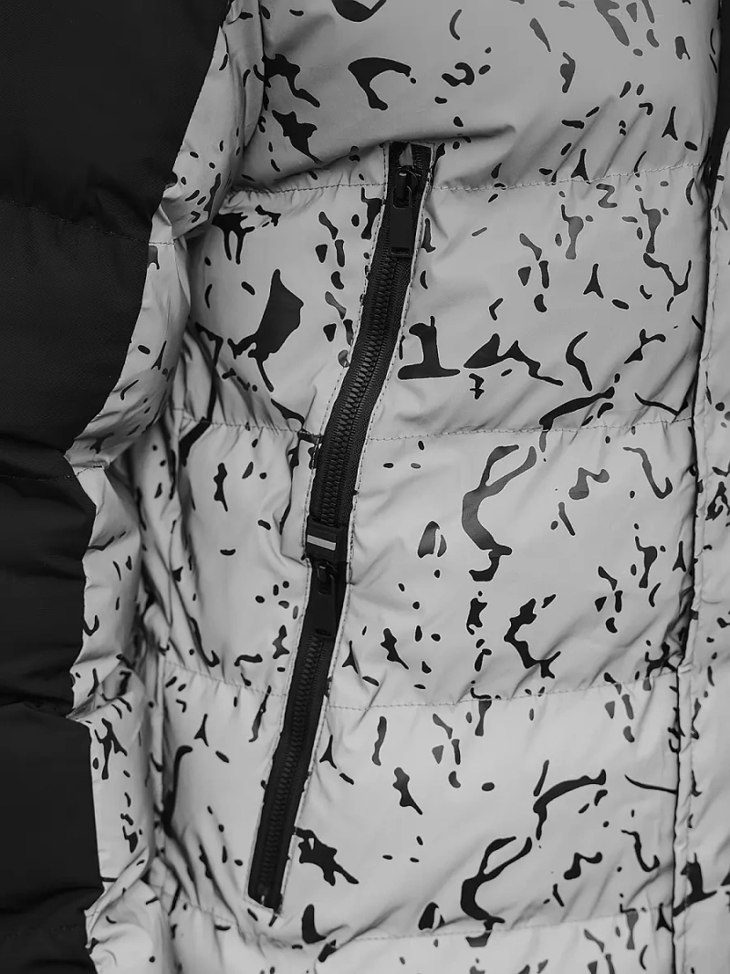 Geacă bărbați argint OZONEE JS/M8113/401