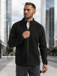 Hanorac cu fermoar bărbați negru OZONEE JS/HH016/3