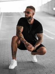 Compleu sport bărbaţi negru OZONEE O/12133Z