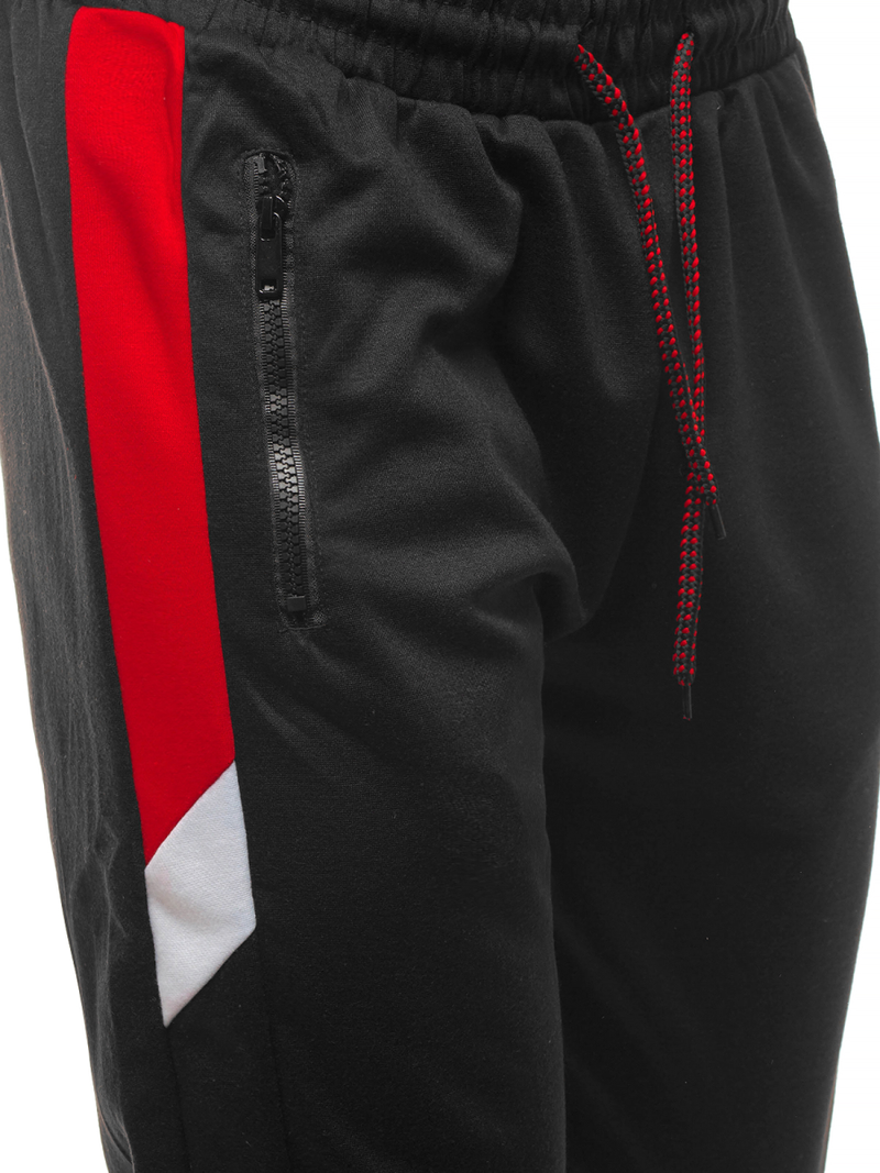 Pantaloni de trening bărbaţi negri OZONEE JS/JZ11026Z