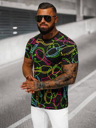 Tricou bărbați negru OZONEE O/T1272/3