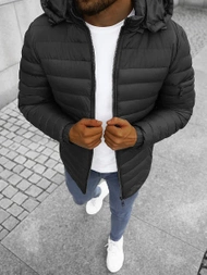 Jachetă bărbați neagră OZONEE JS/M792/392