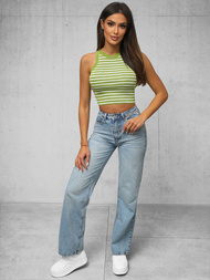 Maieu de damă verde/alb OZONEE O/JK6557