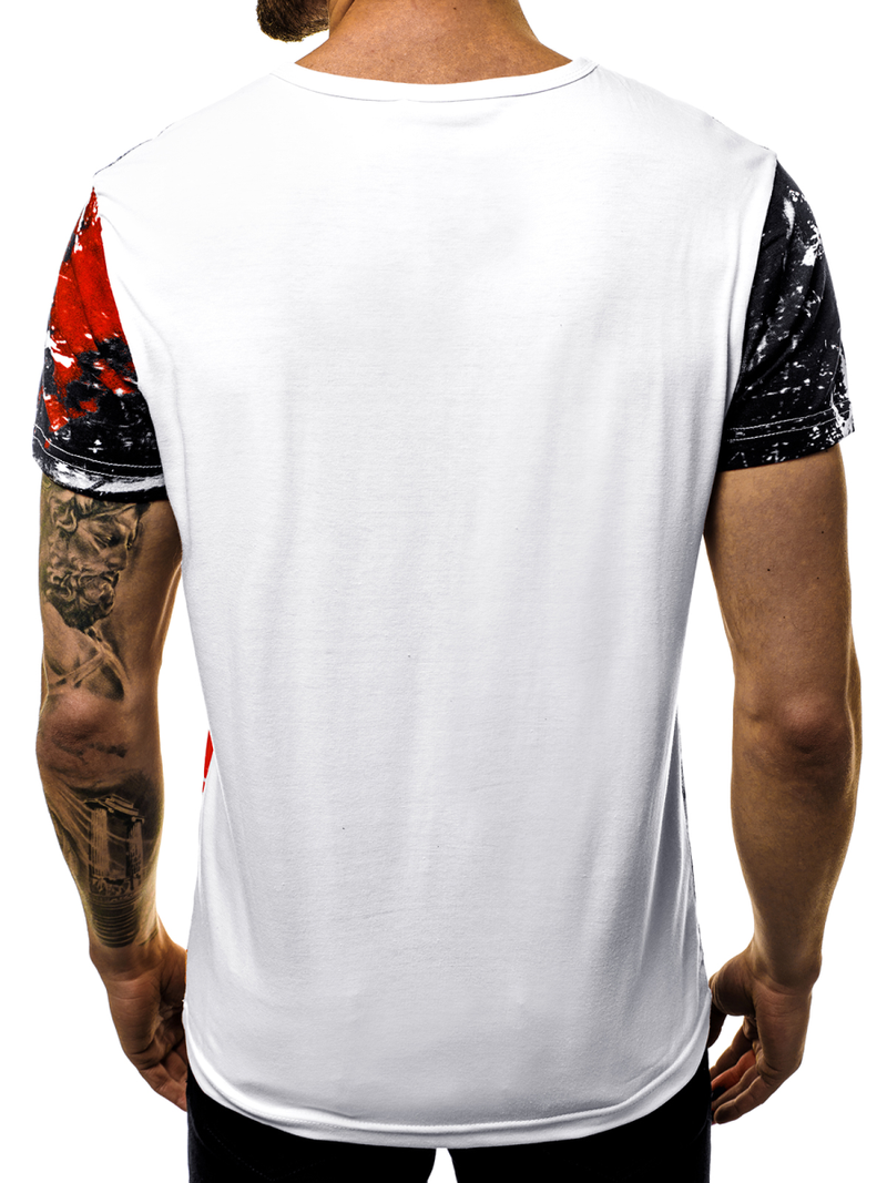 Tricou bărbați roșu OZONEE JS/SS10929