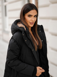 Geacă de femei neagra OZONEE JS/5M3233/392Z