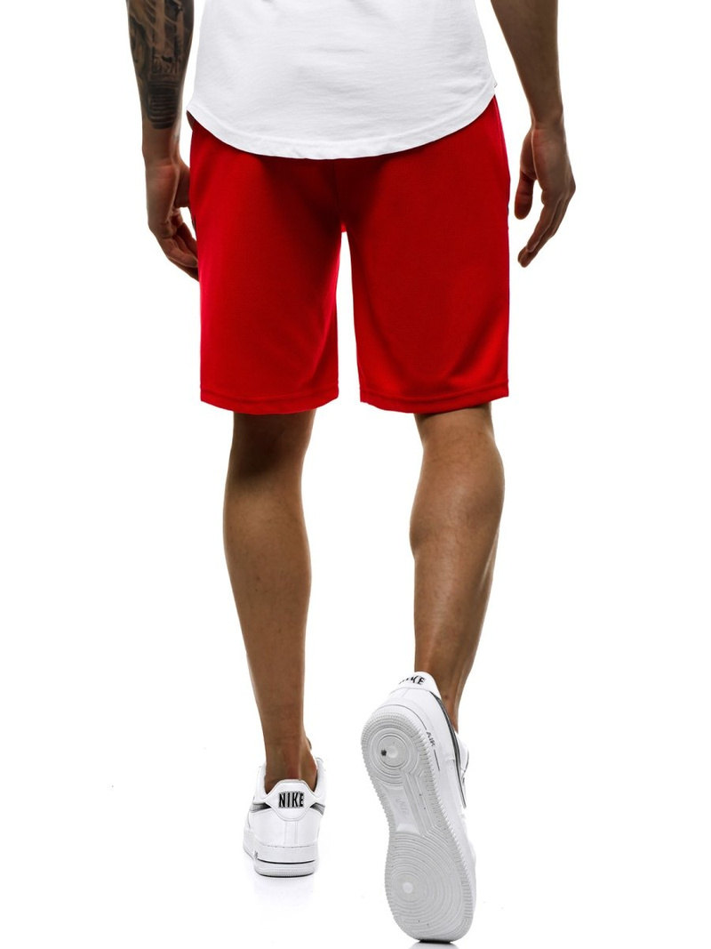 Pantaloni scurti bărbați rosii OZONEE JS/KS2515