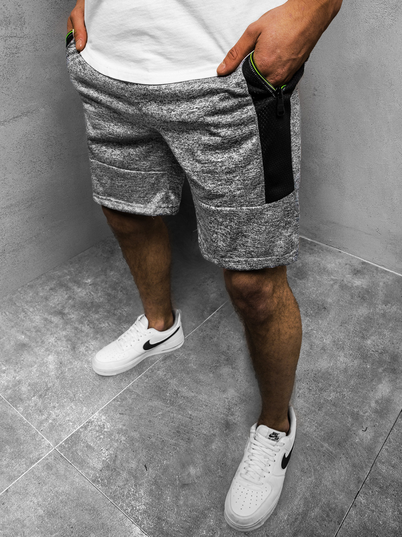 Pantaloni scurti bărbați gri OZONEE JS/KS2514Z