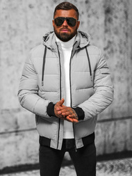 Geacă de bărbați gri OZONEE JS/31M5006