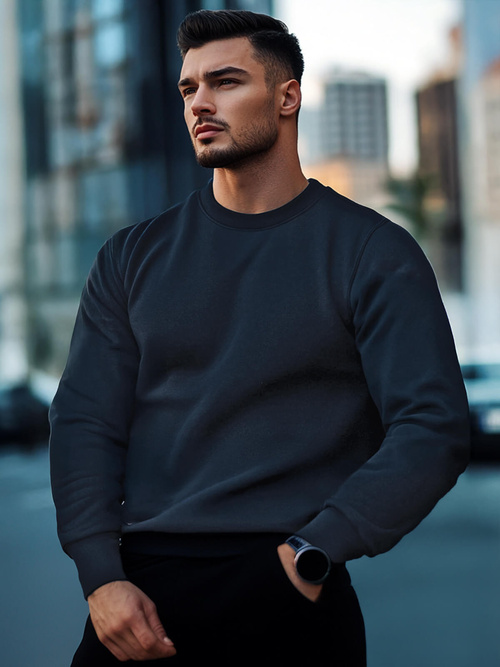 Hanorac bărbați bleumarin OZONEE JS/2001-10Z