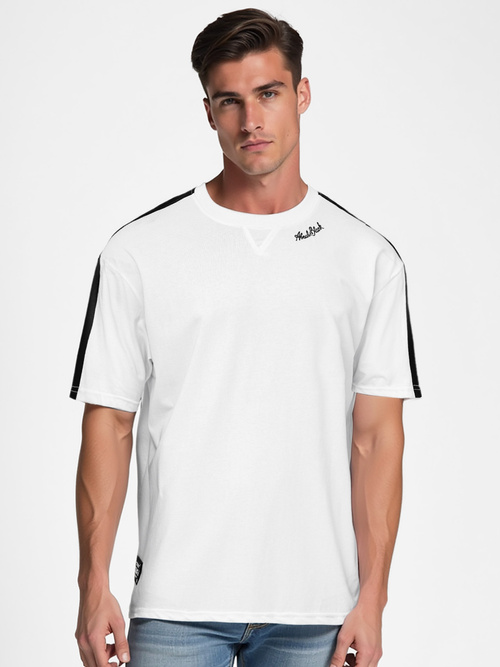 Tricou bărbați alb OZONEE O/QQ1195Z