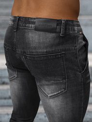 Blugi bărbaţi negri OZONEE NB/MP0091N