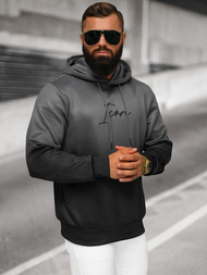 Hanorac bărbați negru-grafit OZONEE JS/27B6501/5
