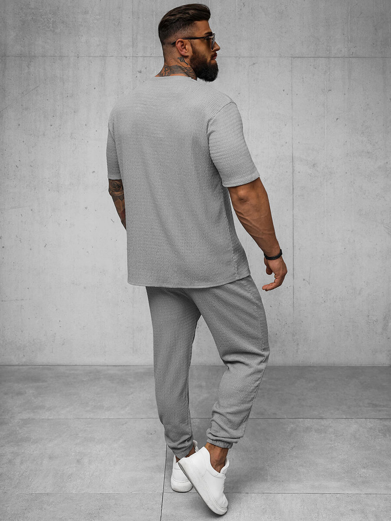 Tricou bărbați gri OZONEE O/Y960T