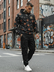 Hanorac bărbați negru OZONEE O/B266Z