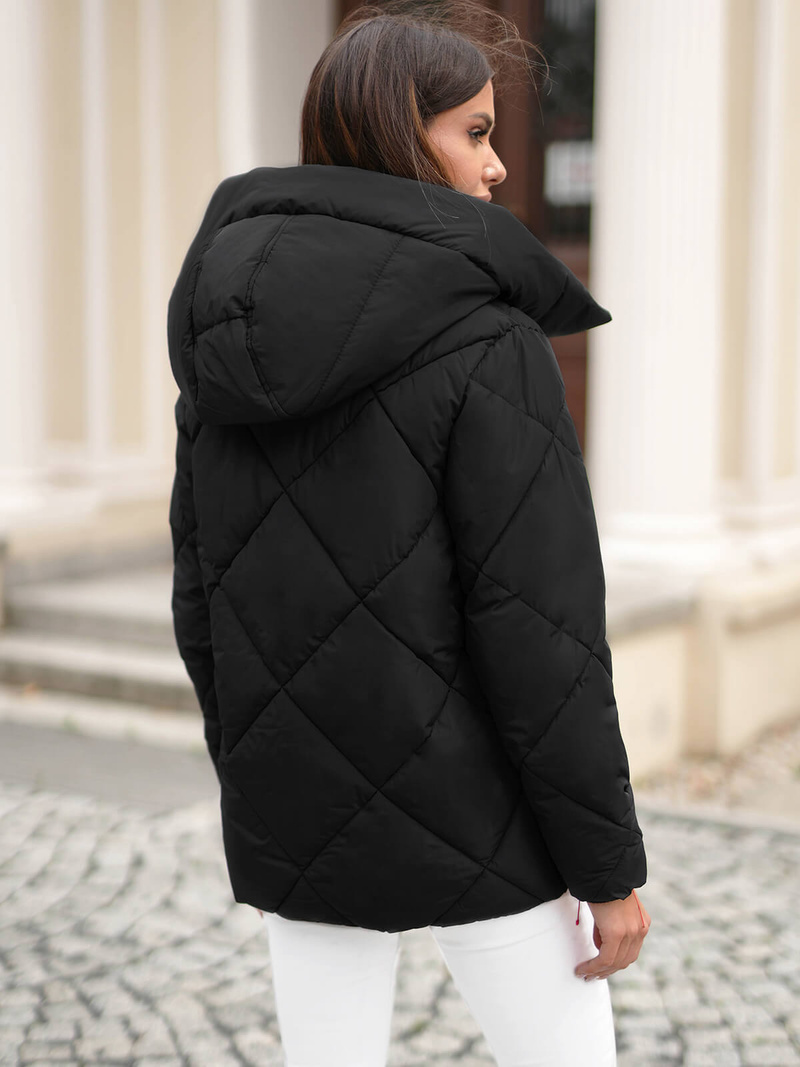 Geacă de femei neagra OZONEE JS/5M3175/392Z