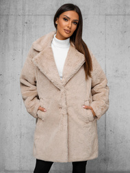 Geacă de femei bej OZONEE JS/11Z8168Z