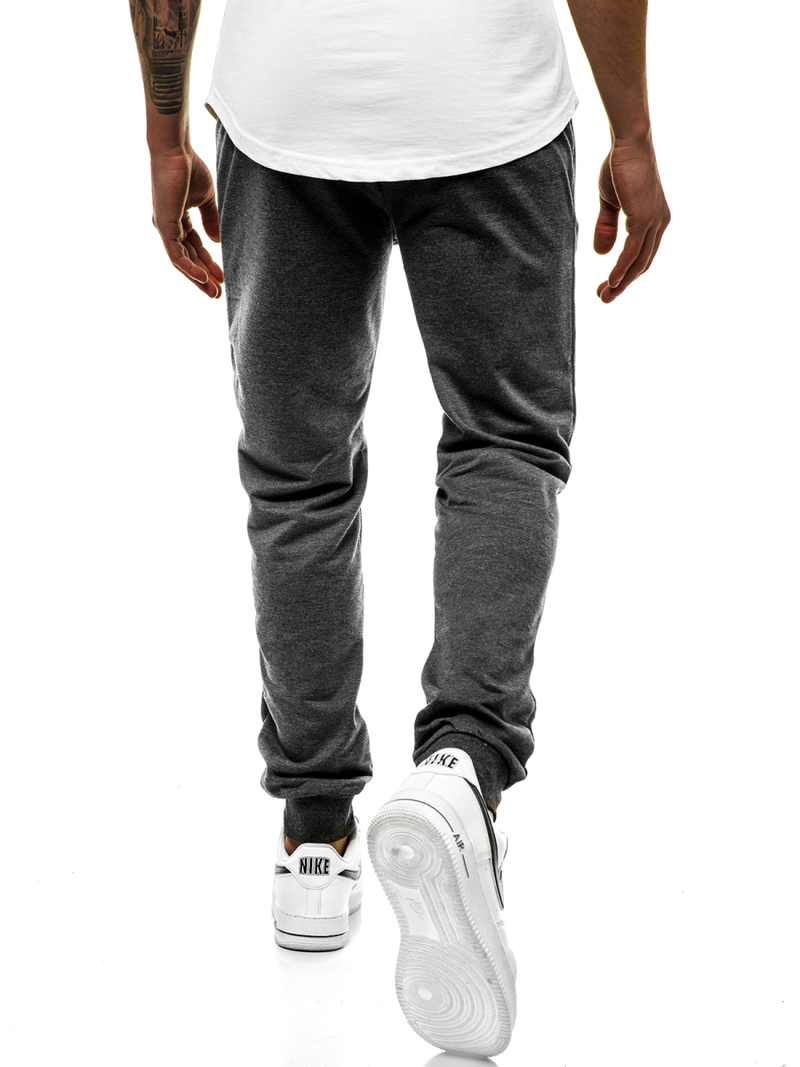 Pantaloni de trening bărbaţi antracit JS/XW007S