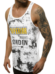 Tricou bărbați alb OZONEE JS/SS11037