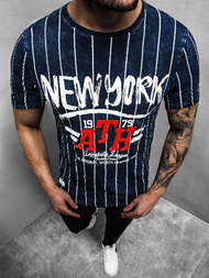 Tricou bărbați bleumarin OZONEE HFM/017Z