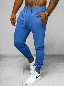 Pantaloni de trening bărbaţi albaștri OZONEE JS/XW01Z