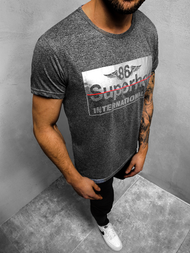 Tricou bărbați negru OZONEE JS/KS2056Z